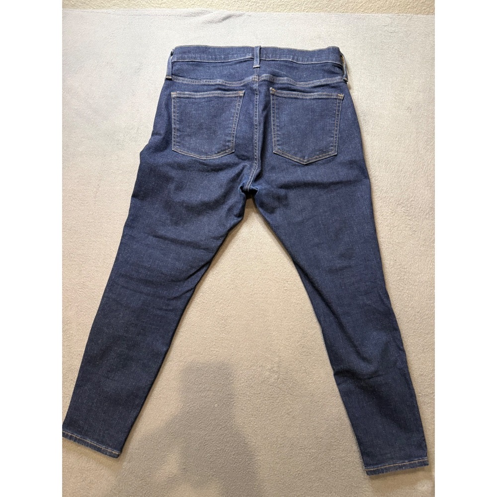 J.Crew 9" Toothpick Skinny Jeans Dark Indigo Blue Petite 31P Classic Core/Preppy - Picture 2 of 7